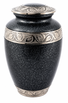 Obsidian Crest Urn