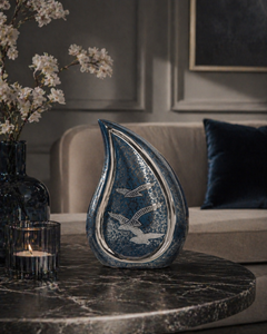 Azure Flight Teardrop Urn