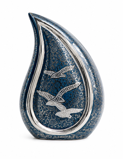 Azure Flight Teardrop Urn