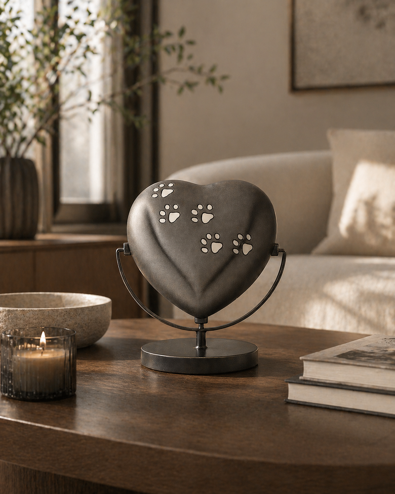 Why Choose the Ashen Paws Heart Urn?