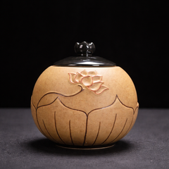Elegant Lotus Keepsake Urn