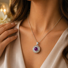 Opal Style Keepsake Necklace