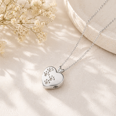 Vacuum Plated Heart Necklace for Pets