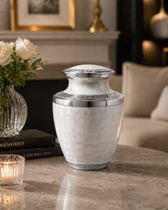 Silver Veil Urn