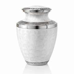 Silver Veil Urn