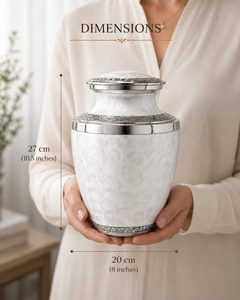 Silver Veil Urn