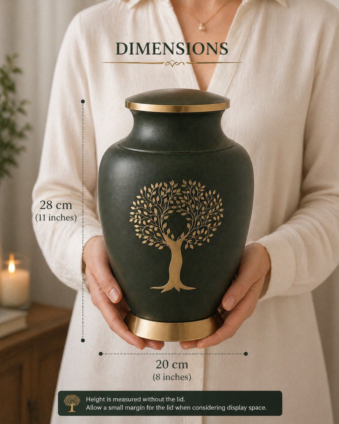 Eden Vessel urn, close-up of matte texture