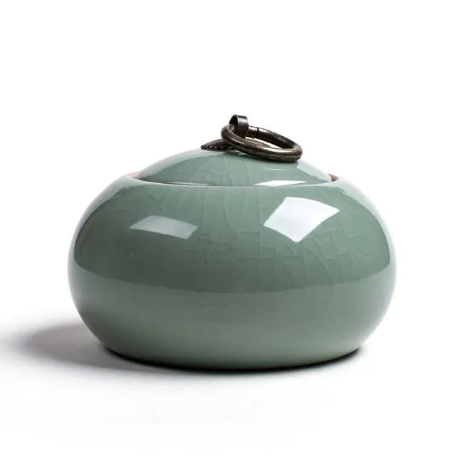Handcrafted Frost Glaze Keepsake Urn