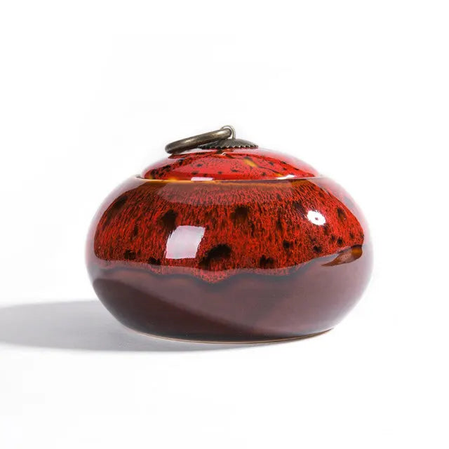 Handcrafted Frost Glaze Keepsake Urn