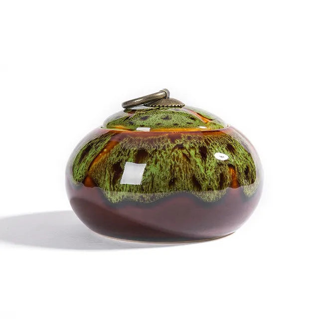Handcrafted Frost Glaze Keepsake Urn