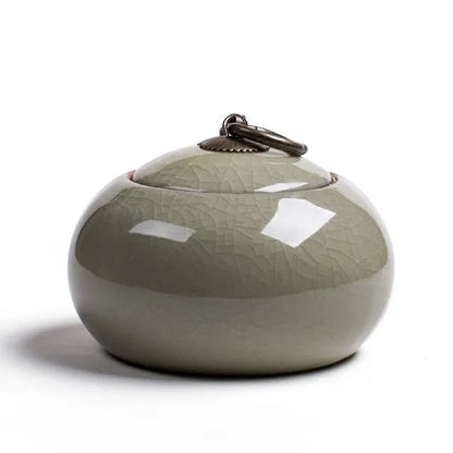 Handcrafted Frost Glaze Keepsake Urn