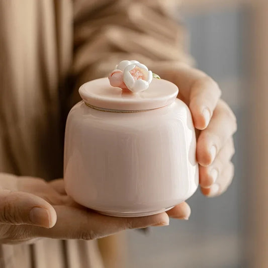 Pink Glaze Keepsake Urn