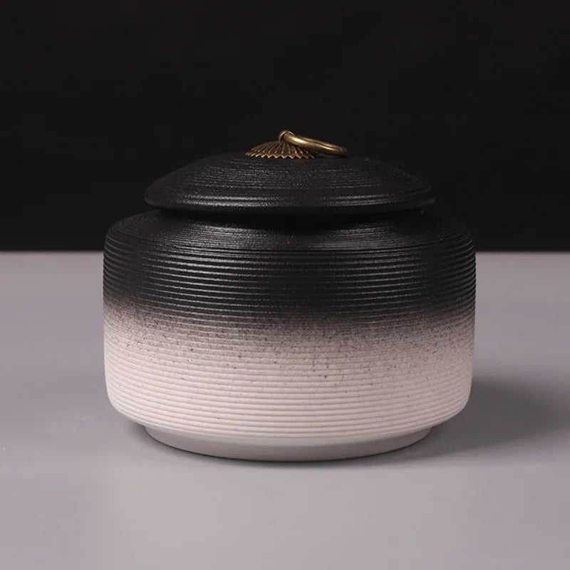 Minimal Style Keepsake Urn in ceramic finish, minimalist design, colour variant shown