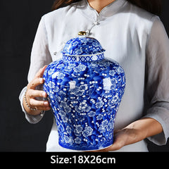 Decorative Floral Urn