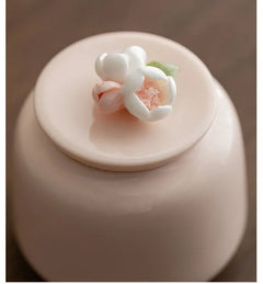Pink Glaze Keepsake Urn